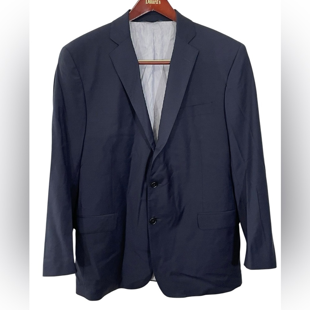 Brooks Brothers Explorer Regent Fit Wool Blend Blazer Navy Blue 44R Sleeves‎ 44S